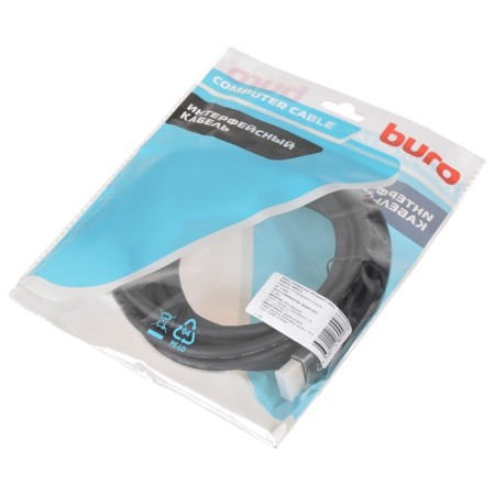 Buro DisplayPort (M)/DisplayPort (M) 5m audio cable. gilding. Black (BHP-DPP-1 107481-5