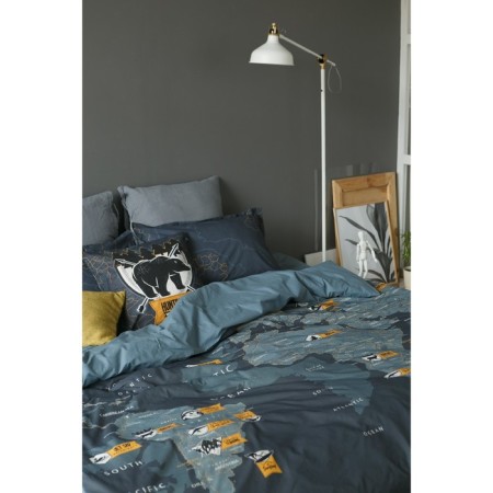 Bed linen "Ethel" euro trip 200x217 cm, 240*220 cm, 50x70+3 cm - 2 pcs, Ranforms-12