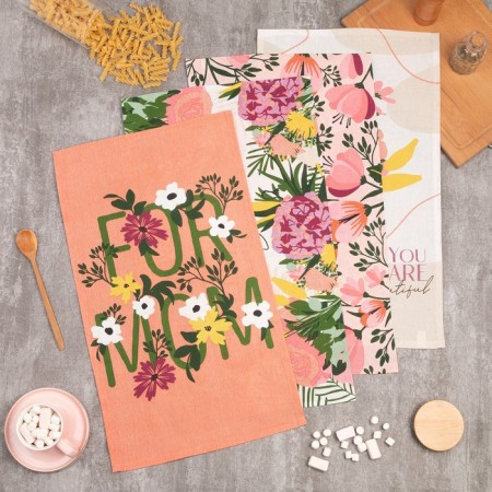 Set of kitchen towels Spring Mood 35x60cm-4pcs, 100% cotton-1