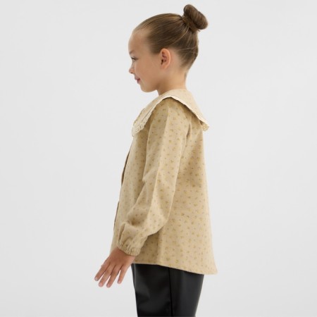 Рубашка для девочки из фланели KAFTAN размер 30 (98-104 см)-1