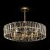 Suspension lamp Maytoni Mod043PL-08G, 8XE14, 60W, 75x75x66.8 cm, Color Gold