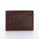 Male purse without fastening, brown color