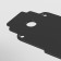 The end of the floor for the built-in track system Technical Trac-22b, 4.5x0.2x7.5 cm, black color