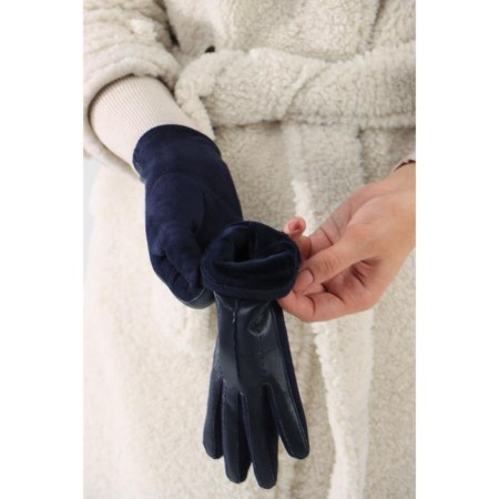 Gloves are female, dimensionless, without insulation, blue color-2