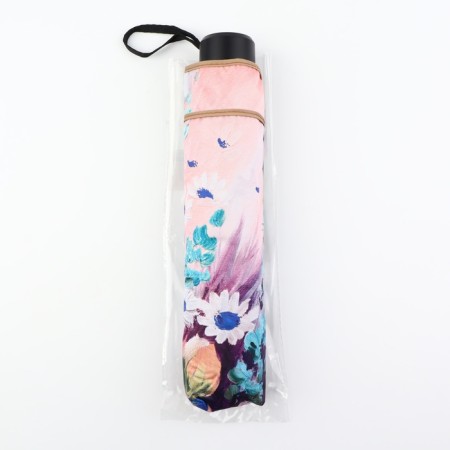Mechanical umbrella “Flower picture”, eponge, 4 additions, 8 knitting needles, r = 48 cm, color mix-4