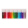 Fleeters 36 colors 60 pieces, carioca "Joy", thin tip, persistent, easily washed off and non -toxic ink, maxi packaging, cardboard pencil case