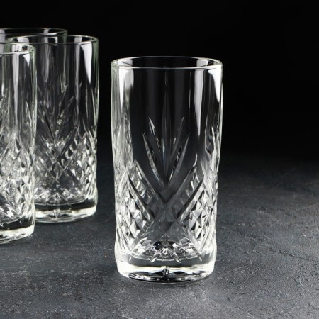 A set of high glass glasses "Salzburg", 380 ml, 6 pcs-1