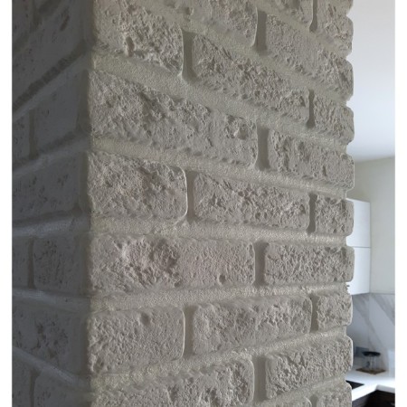 Gypsum tile "Barcelona" reinforced, 1 sq. M, 90 pcs, white-4
