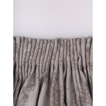 Jacquard Rondo curtains, size 200x270 cm, gray color-3