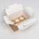 Confectionery folding box for 6 cupcakes, craft 23.5 x 16 x 14 cm