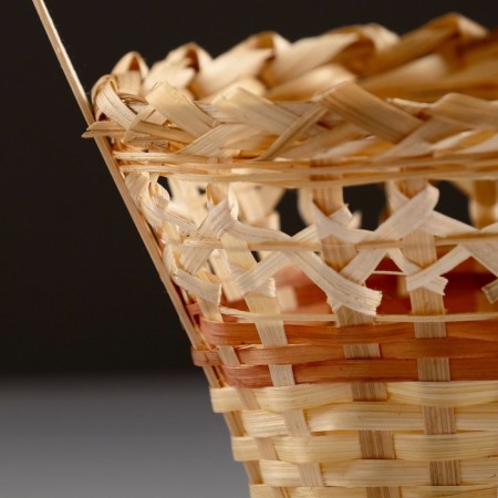 Basket "glass", 14 × 16 cm, bamboo-1