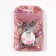 Buckwheat Cabocons with rhinestones "Square" for bows, 15 × 15 mm, 10 pcs, silver color