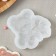 Silicone form "Bear with a bouquet", 7 × 7 cm, transparent color