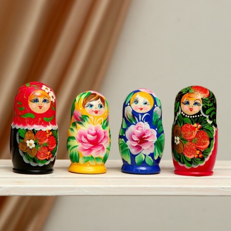 Matryoshka 5 in 1, small (color and pattern may differ), mix-4