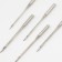 Needles for household sewing machines, for skin, No. 80-120, 5 pcs