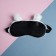Sleeping mask "hare", white color