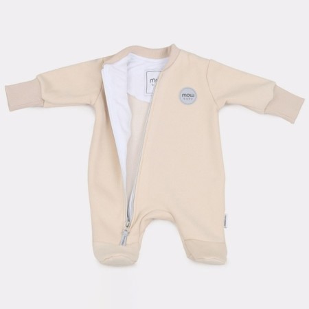 Combiason children's demi-season MOWBABY RUBY, age 6-9 months, color vanilla beige-1