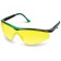 Protective glasses Kraftool Basic 110318, open type, anti -recovery, yellow