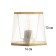 Obachr "Vual" E27/E14 gold 14x16x13 cm