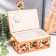 Casket for needlework "Pink buds" 10x13x19.5 cm