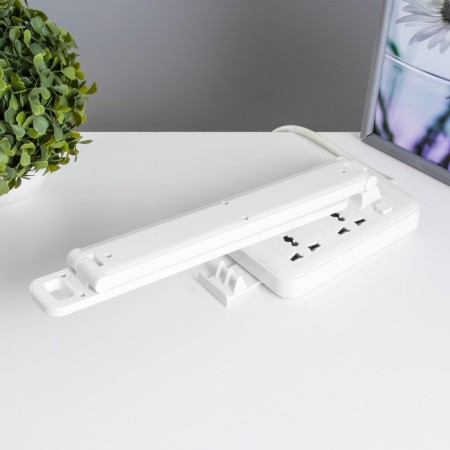 Board lamp "ERA" LED 8W 3000K-6000K Dimmer 2 rosett 2xUSB2.0 White 10x28x33cm RISALUX 9468-3