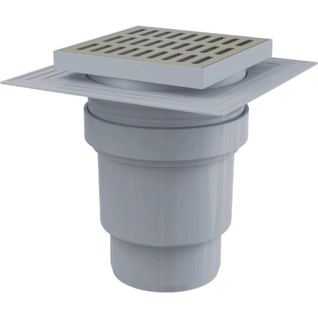 Alcaplast APV13, 150 × 150/110 mm, direct runoff, wet waterproof wet