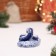 Souvenir "Snake on the lawn", Gzhel, 13x6x5 cm