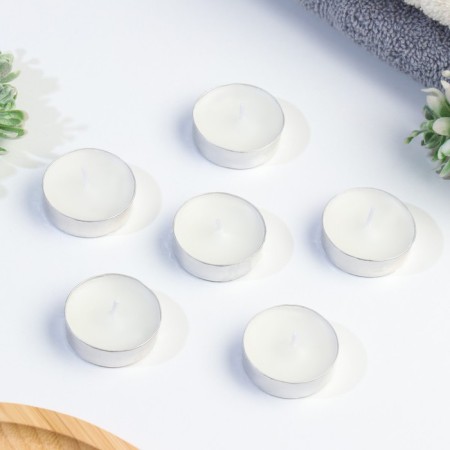 Aromatic tea candle 6 pcs in under the box, "bergamot"-1