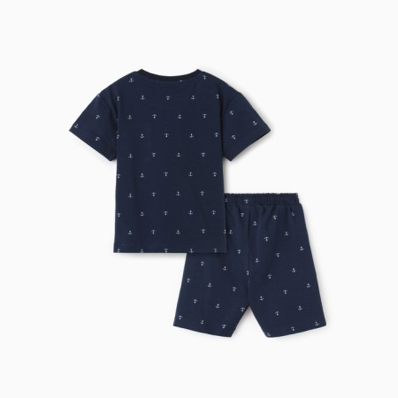 Pajamas for a boy (T -shirt/shorts), t.t. Sini, height 98 cm-4