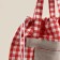 Slopper Sl Home "Red Cage" 50x50cm, 100% linen, 150g/m2