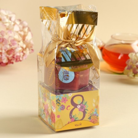 Set "since March 8": Cream-Maje 120 g, tea 50 g.-5