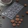 Form for chocolate and sweets "buttons", 22 × 11 cm, 17 cells, color transparent