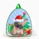New Year's children's backpack "Pyosik at the Christmas tree", for the New Year