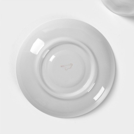 Tea steam porcelain "olives", 275 ml, cup D = 9.2 cm, saucer d = 15.1 cm, Mix drawing-5