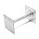 Anker "Tundra", adjustable in height, M20, 200x100x4 mm