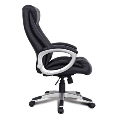 Office armchair Brabix Grand EX-500, genuine leather, black-1