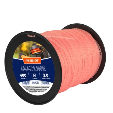 Patriot Duoline fishing line, d = 3 mm, 400 m, twisted square, two -tone-1