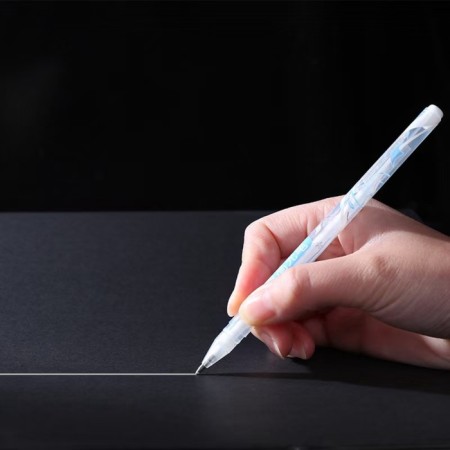 Set of gel pens 3 colors, white, silver, golden-9