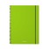 A4 notebook, 80 sheets in a cage on the crest Erichkrause Neon, plastic tellabox, offset block, whiteness 100%, mix
