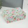 Casket to the leatherette for jewelry "Rosa on green" 18x27x9 cm