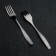 Dessert fork "Uralochka", h = 17.5 cm, thickness 2 mm, silver color