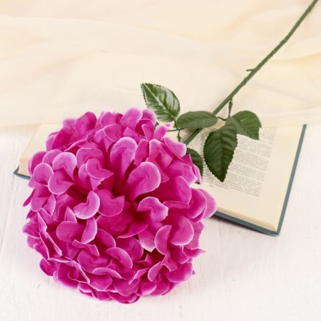 Artificial flowers "Royal geranium" 16x60 cm, lilac