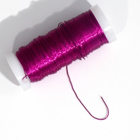 Floristic wire 0.3 mm, "pink", 50 m-3