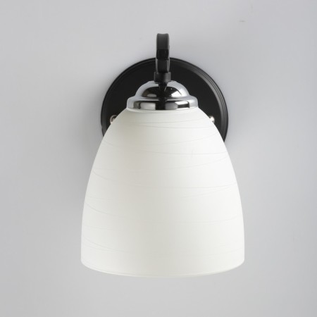Bra "Brill", 40W E27, black color, chrome-1