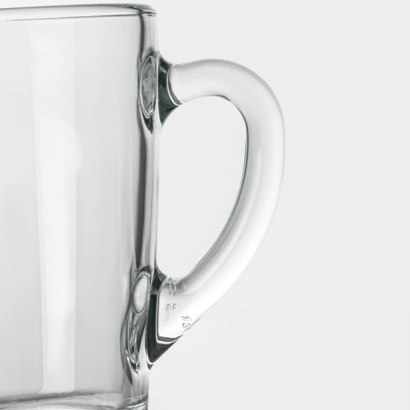 Glass mug "Coffee tasting time", 320 ml, 2 pcs-2