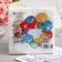 Paper Nev Line Fresco "Festive balls", 2 layers, 33*33 cm, 20 pcs.