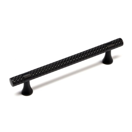Cappio pk104 bracket handle, m/o 128 mm, d = 12 mm, plastic, black color