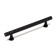 Cappio pk104 bracket handle, m/o 128 mm, d = 12 mm, plastic, black color