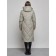 Coat insulated winter female, size 50, green color