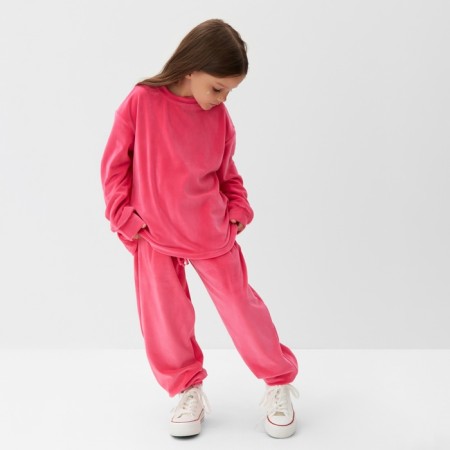 Kidsha (sweatshirt, trousers) KAFTAN PLUSHY R.34 (122-128), fuchsia-8